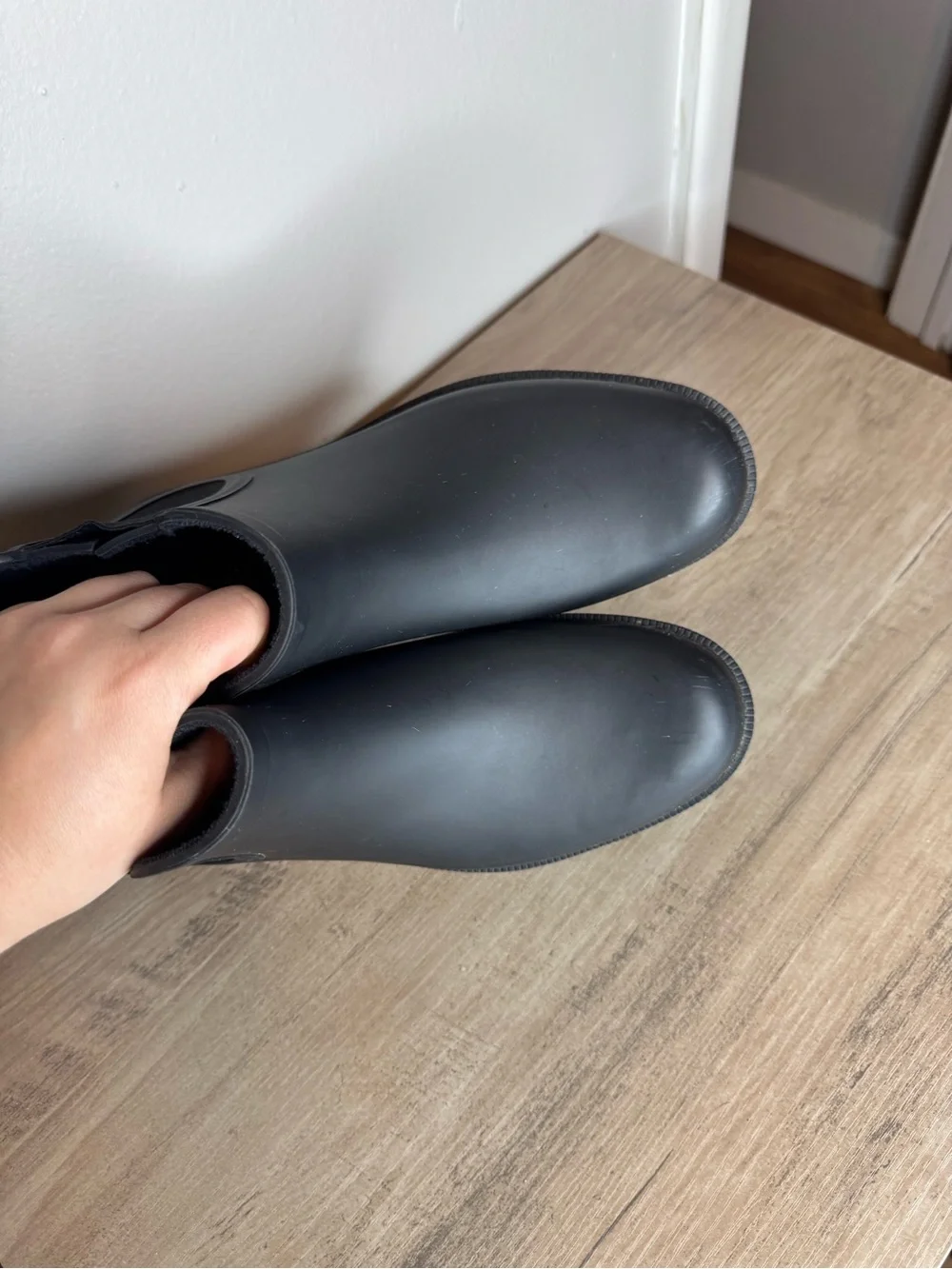 Madewell The Chelsea Rain Boot Black